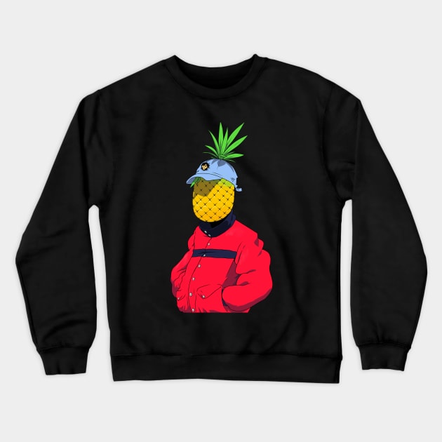 Pineapple Head Crewneck Sweatshirt by Micammon